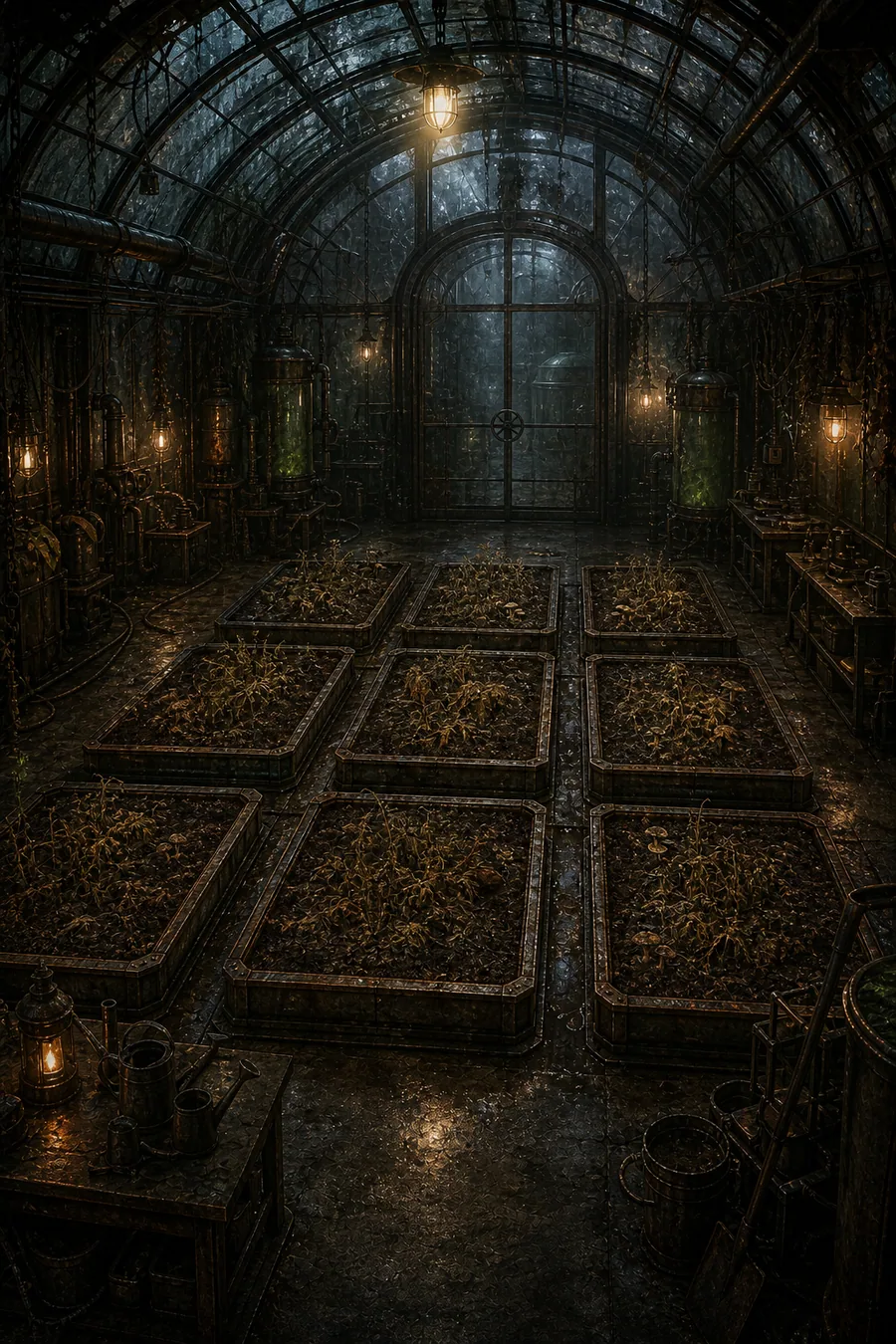 The shelter greenhouse